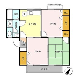 ニュー篠原ハイツの物件間取画像